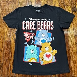 Care Bears since 1982 Black Retro Tshirt small